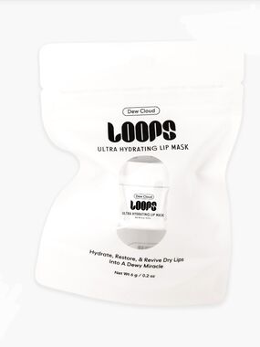 Loops Dew Cloud Ultra Hydrating Korean Mini Lip Mask 0.2fl Oz BNIB